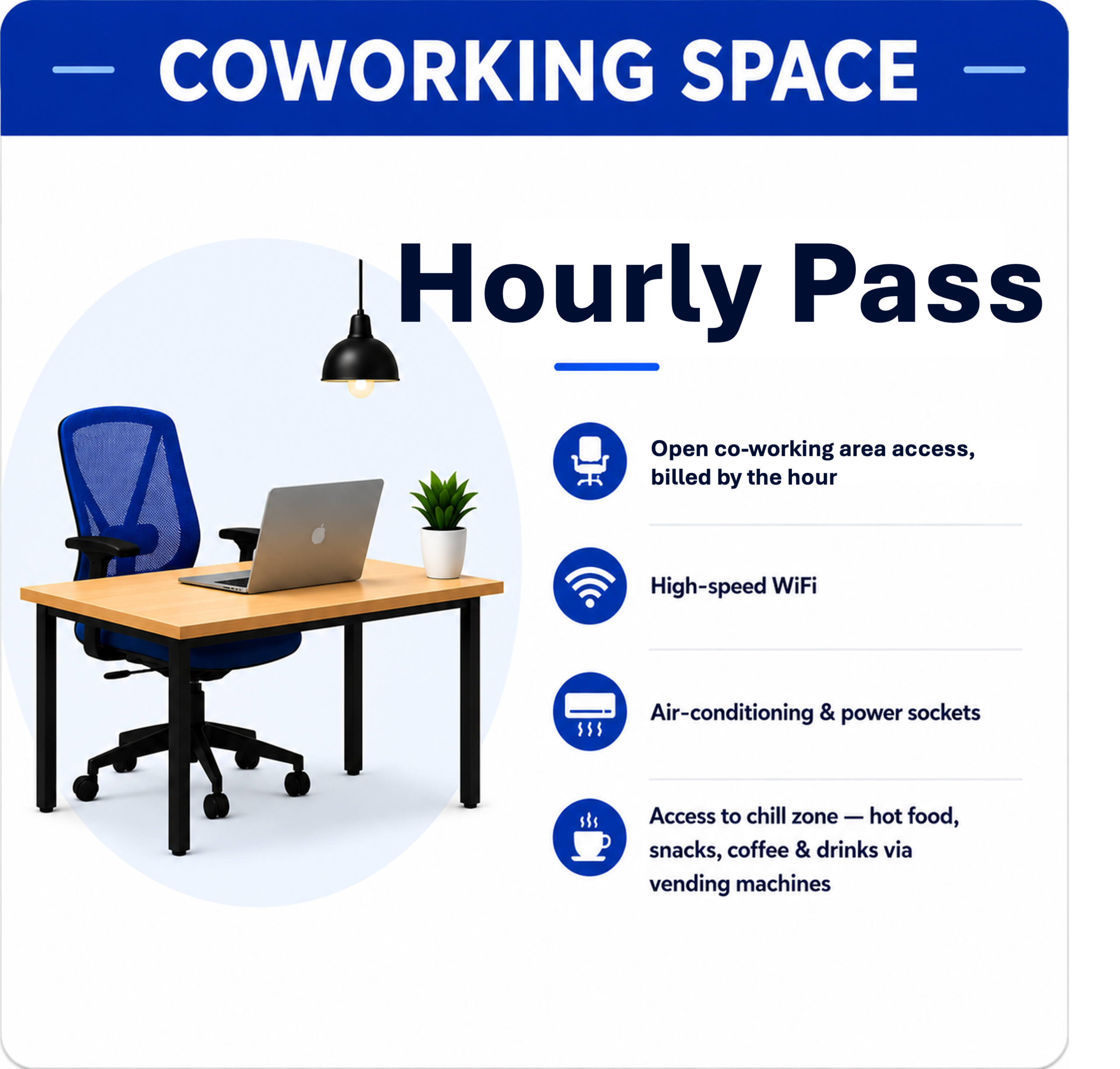Co-Working Space Hourly Pass